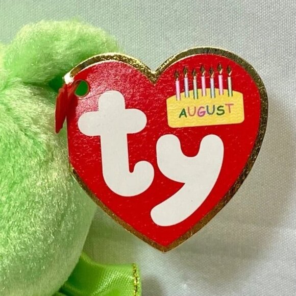 Ty Beanie Babies Birthday Bears July & August 2001 Birthstone Noses Retired EUC - Picture 13 of 16
